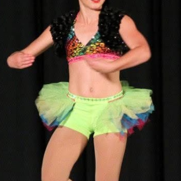 Colorful Girls Dance Costume - Picture 8 of 8